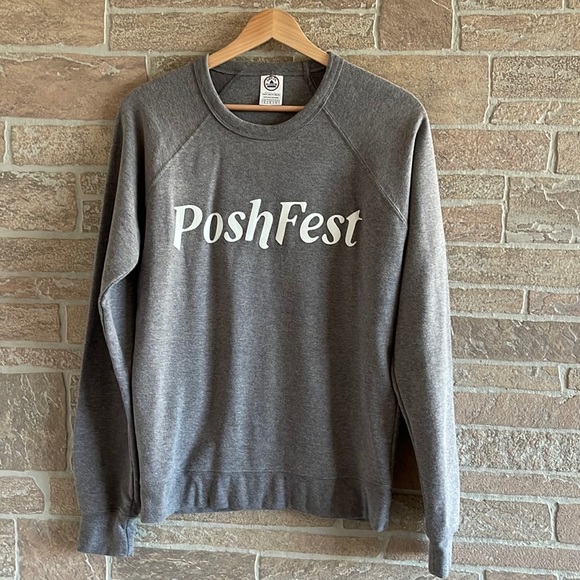 Delta Tops - Poshfest Gray Pull Over Sweatshirt
